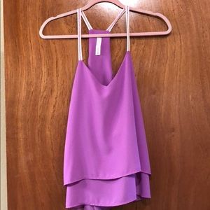 Purple tank
